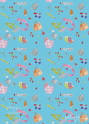 Gift Wrap - Teal - Stationery
