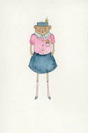 House of Soeur Souris Greeting Cards - Blouse Mouse - Stationery