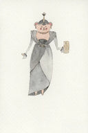 House of Soeur Souris Greeting Cards - Fancy Mouse - Stationery