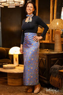 Sarong-Pareo Skirt - Blue - Capsule collection