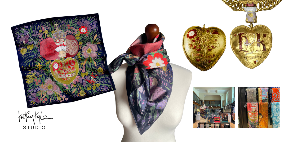 The Tudor Heart Scarf: The Story of Our British Museum Commission