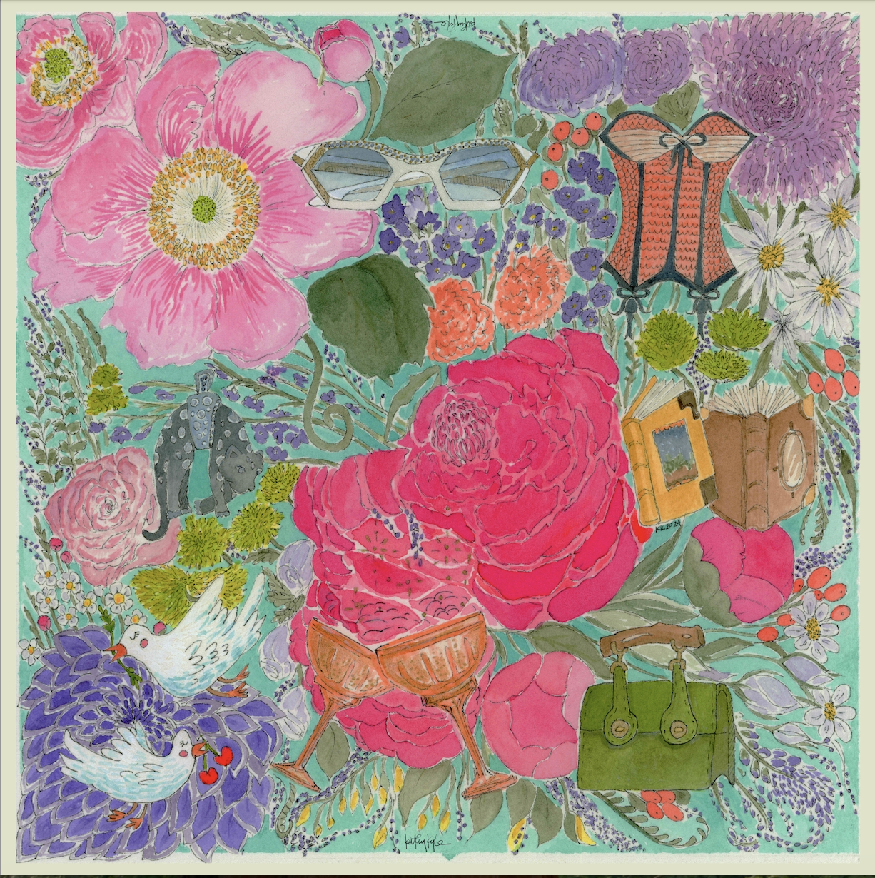 Big Floral Energy Scarf