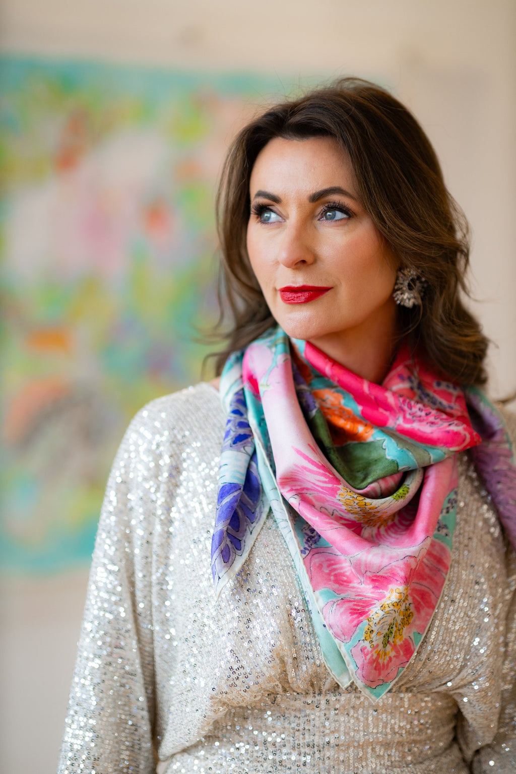 Big Floral Energy Scarf
