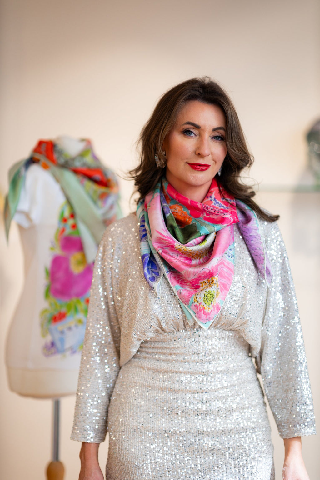 Big Floral Energy Scarf