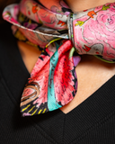 Capsule Collection Scarf - Black Floral