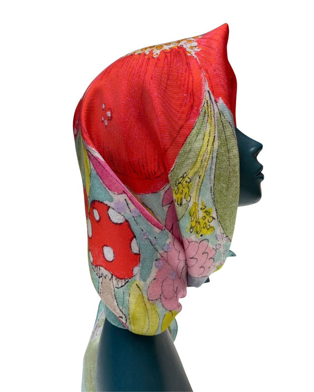 English Bloom Silk Scarf