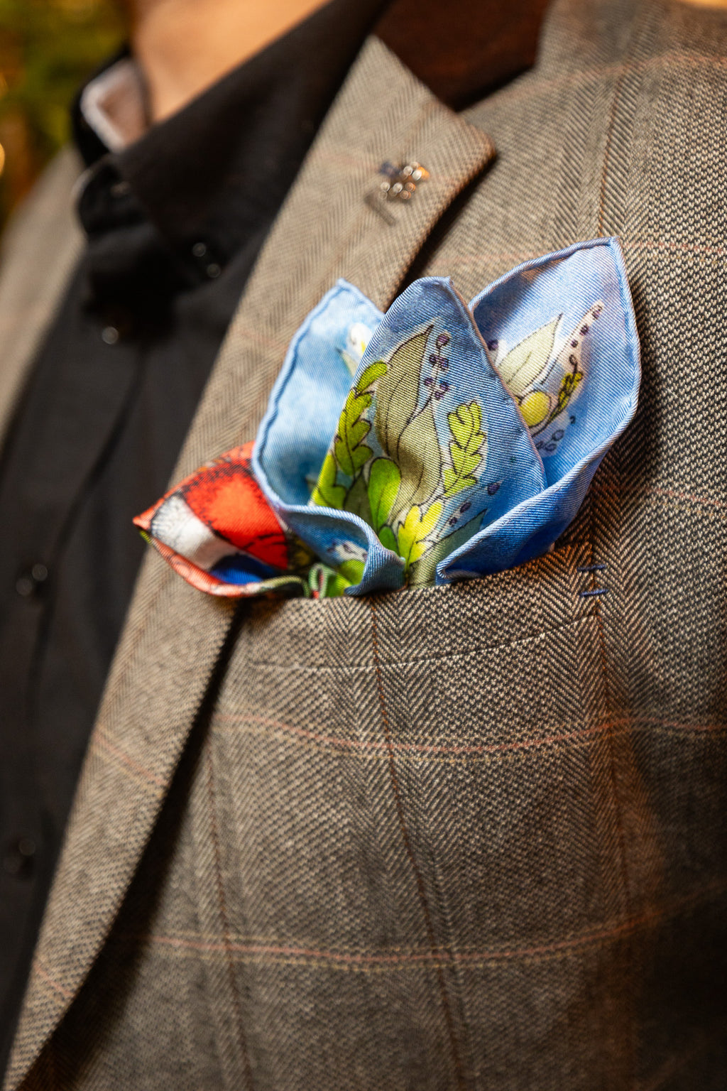 English Summer Silk Scarf