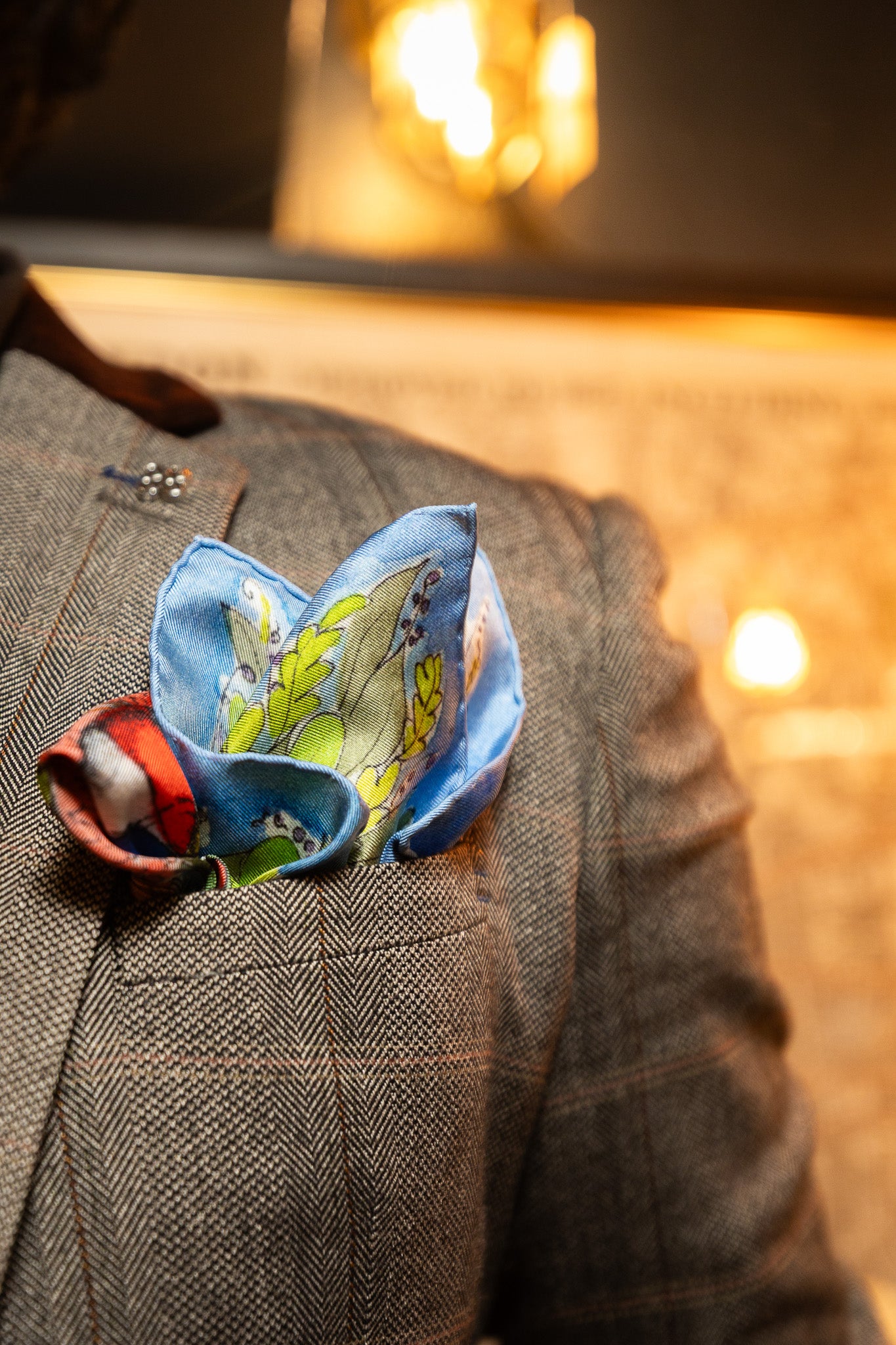 English Summer Silk Scarf