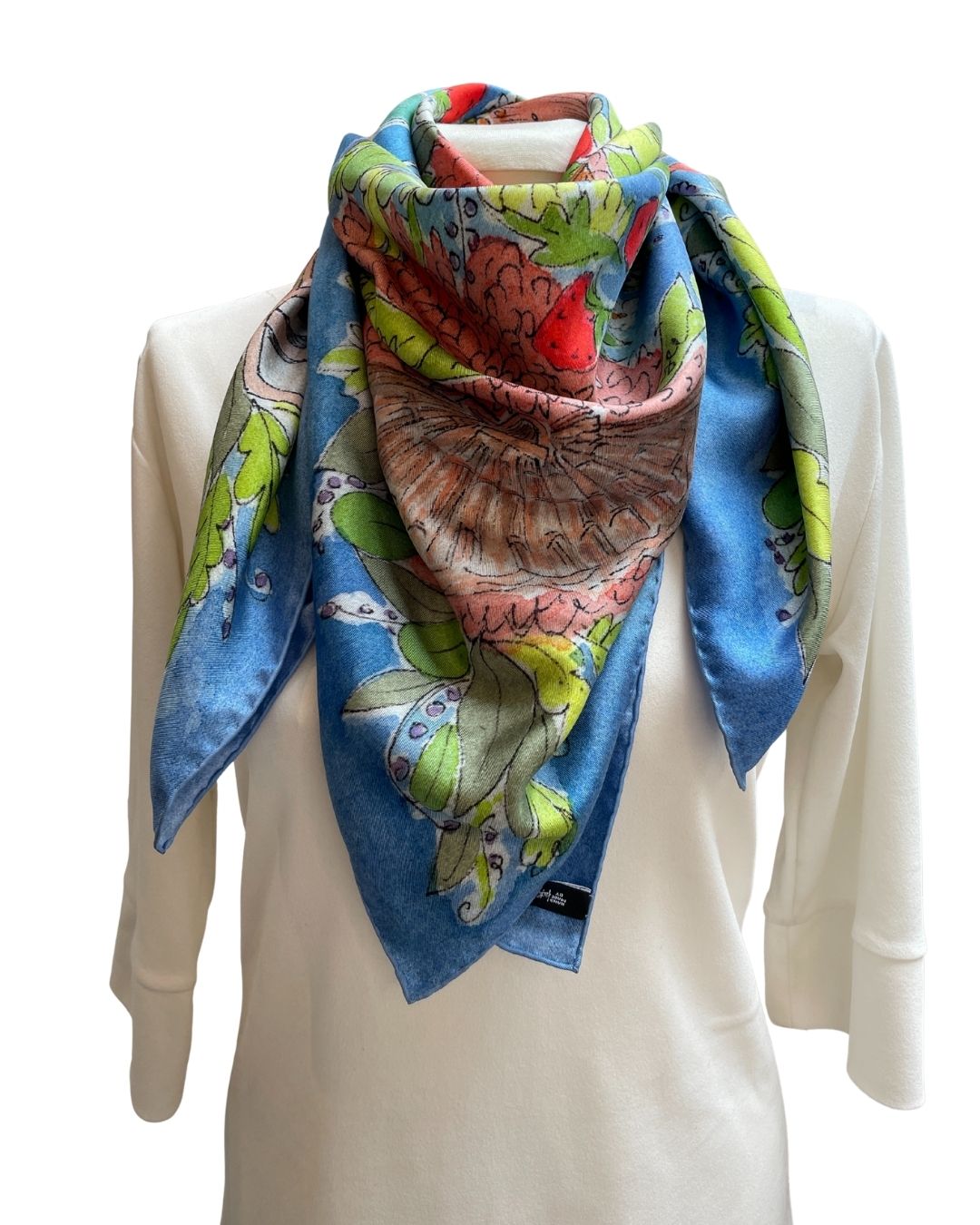 English Summer Silk Scarf