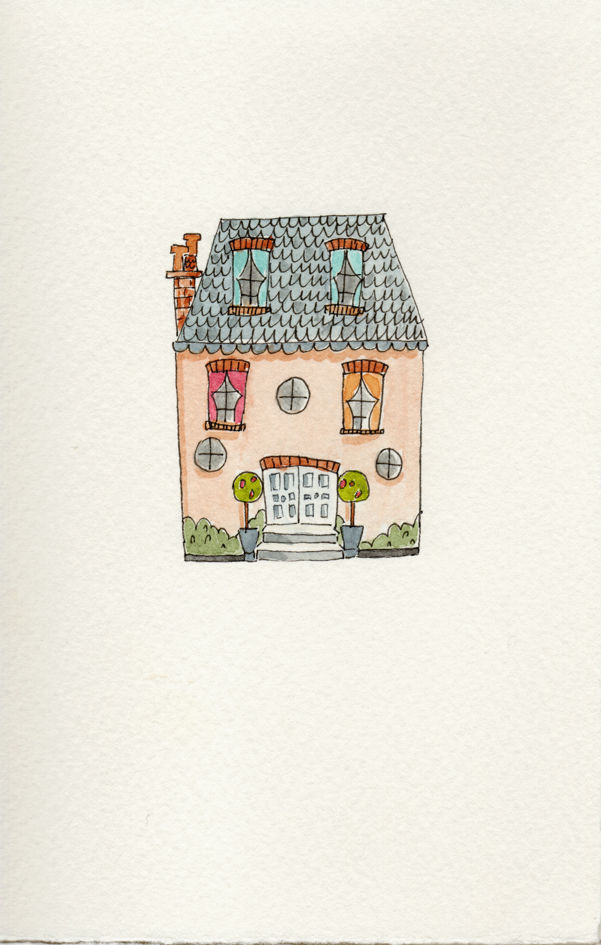 Hand painted Stationery