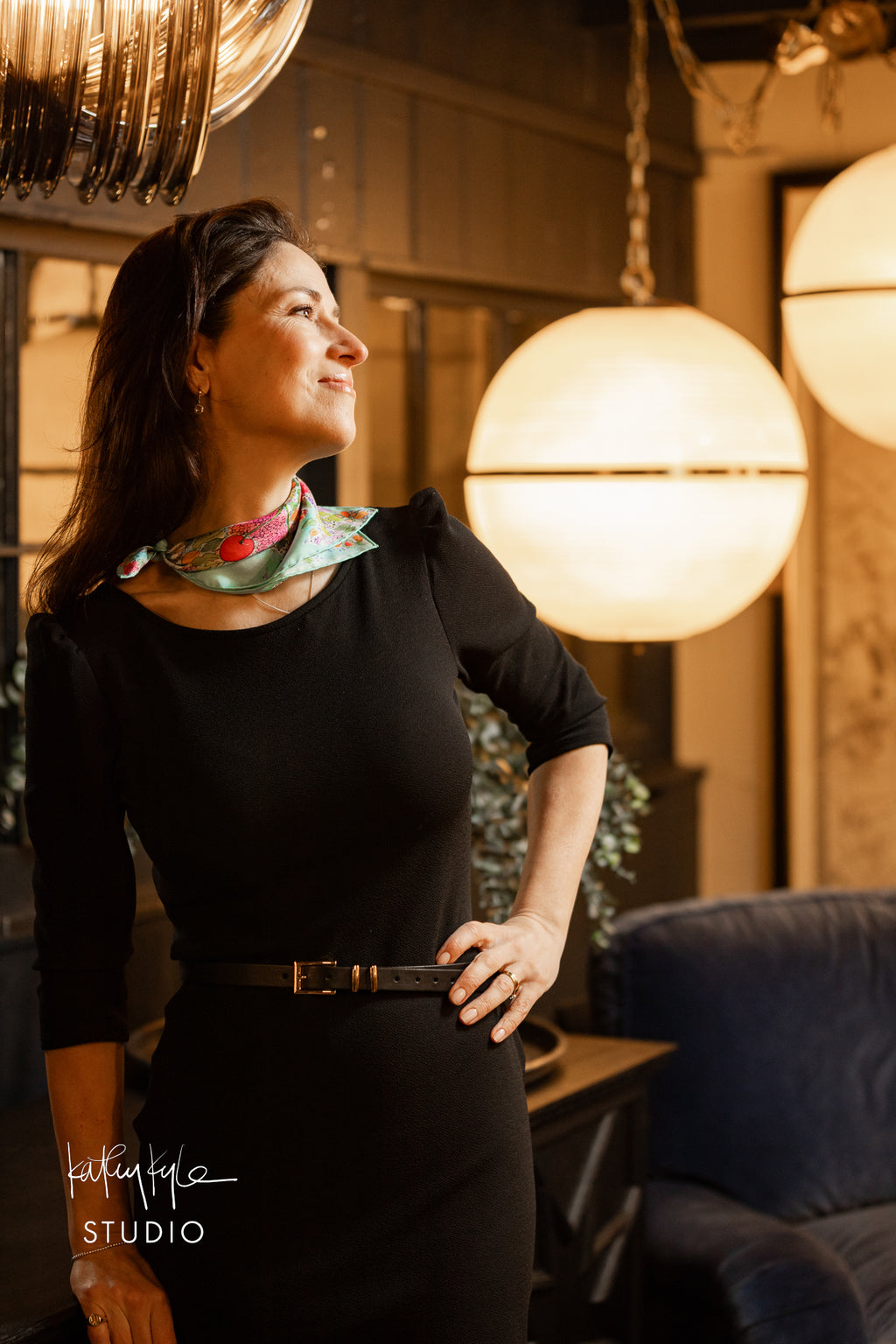 Teal Dreams Silk Scarf