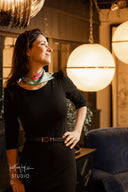 Teal Dreams Silk Scarf