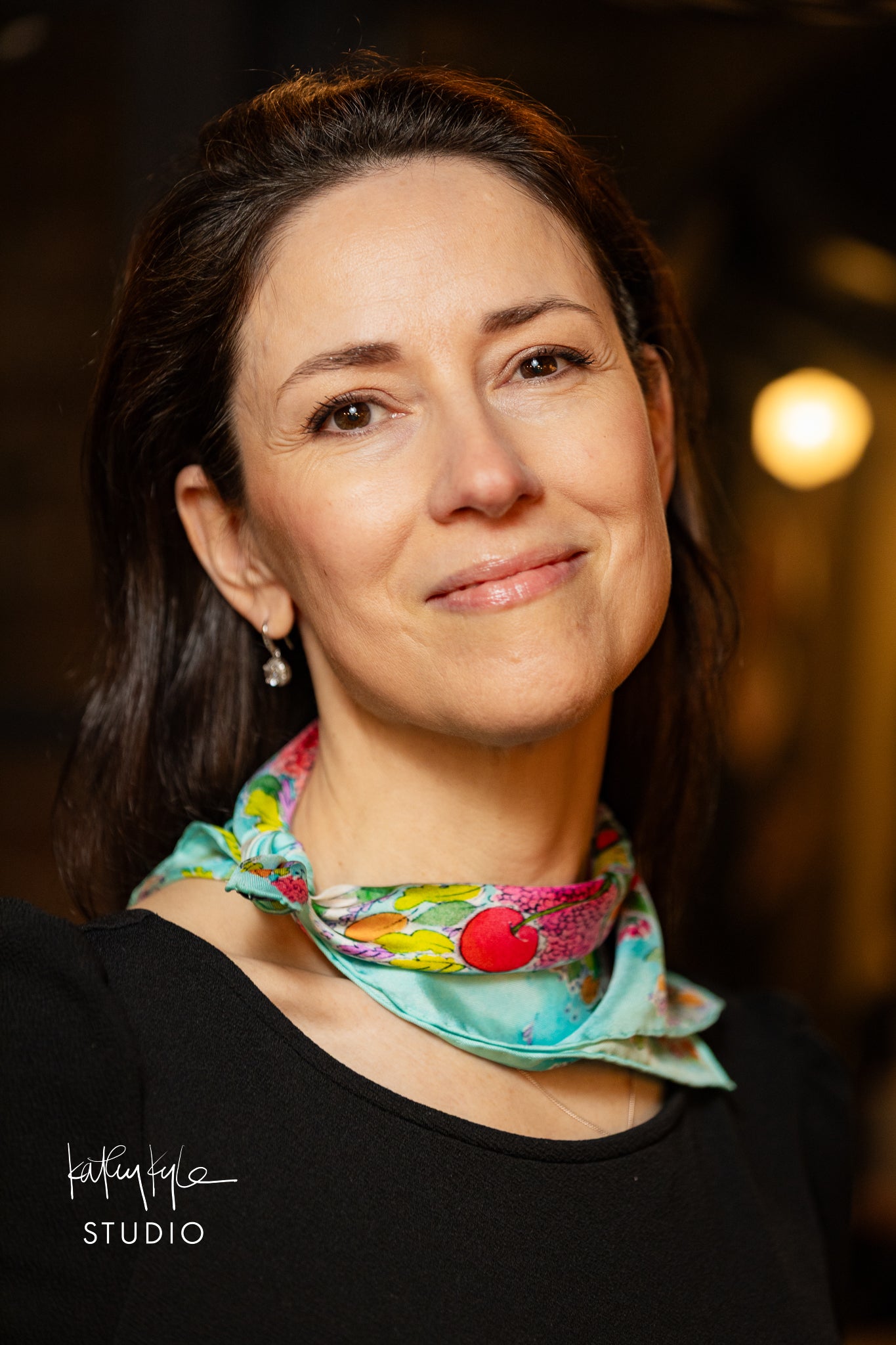 Teal Dreams Silk Scarf