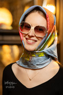 Moroccan Dreams Silk Scarf