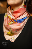 Pink Lady Silk Scarf