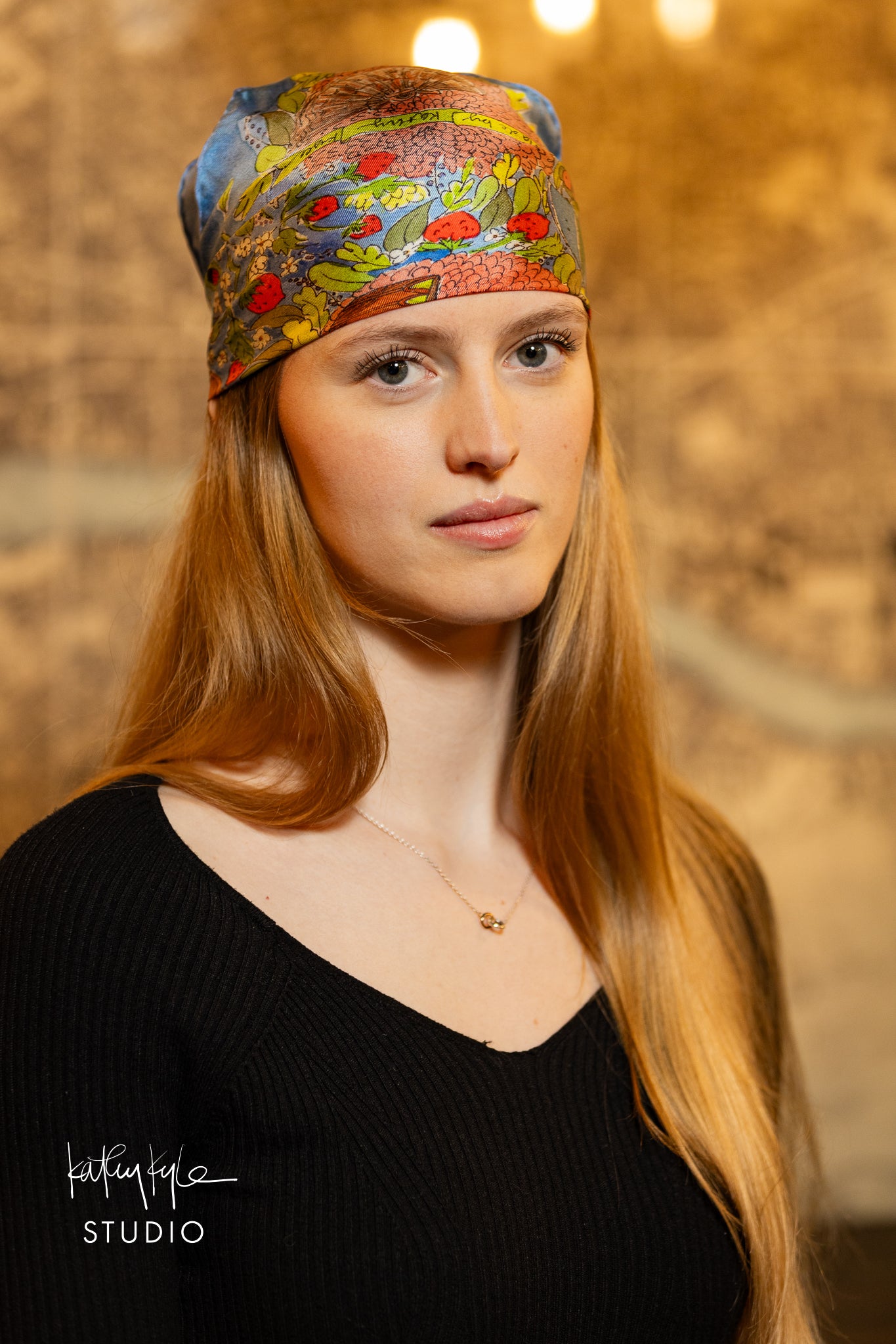 English Summer Silk Scarf