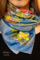 English Summer Silk Scarf