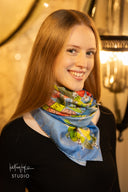 English Summer Silk Scarf