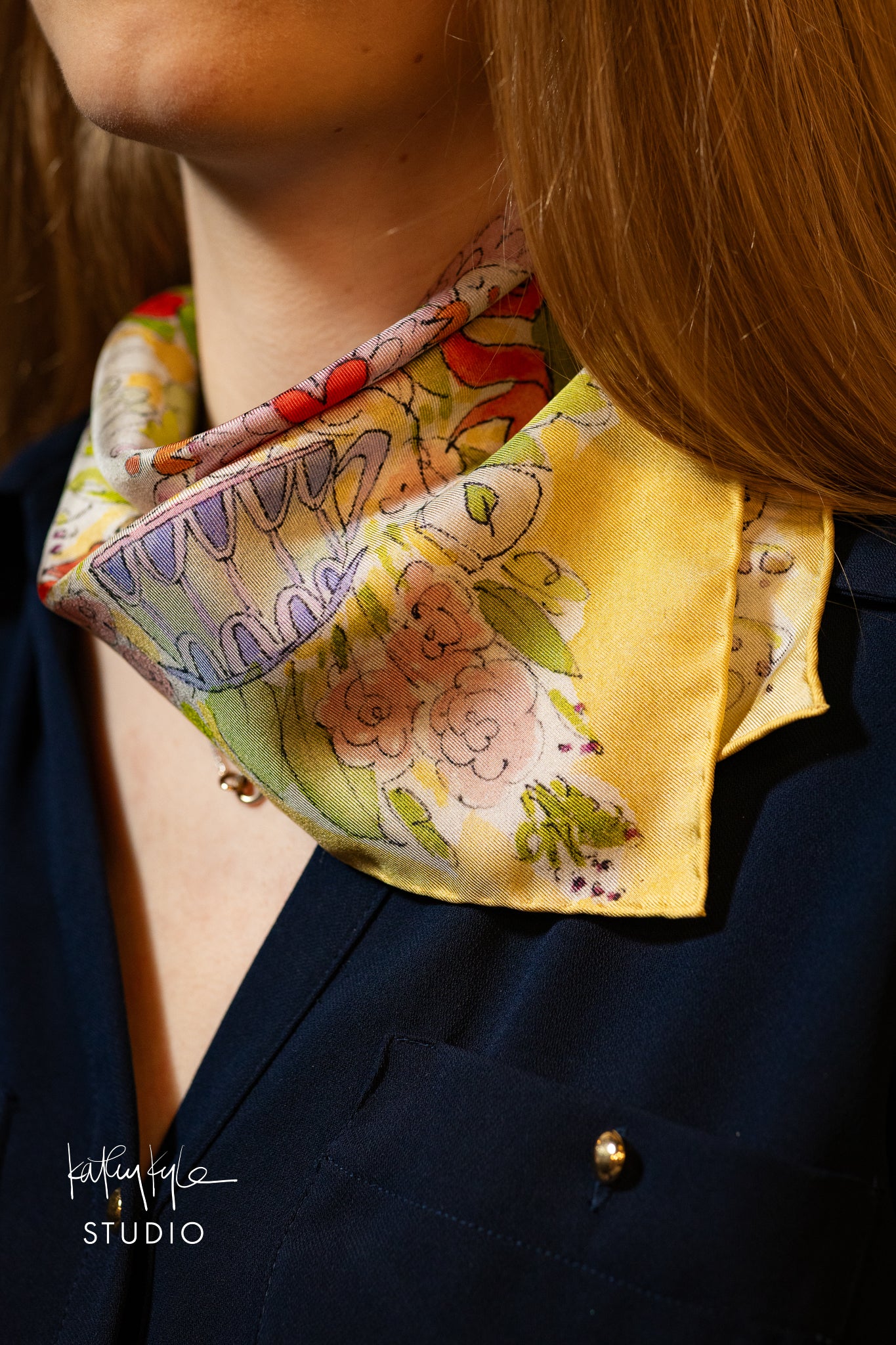 Pax et Amor - Peace and Love Silk Scarf