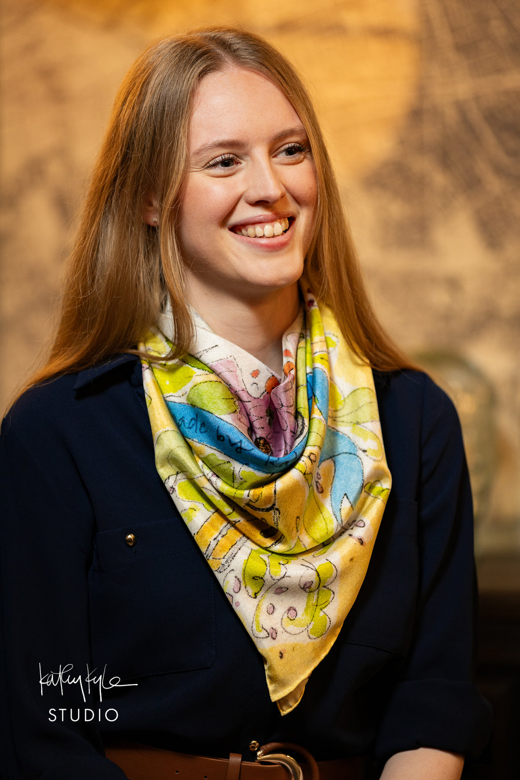 Pax et Amor - Peace and Love Silk Scarf