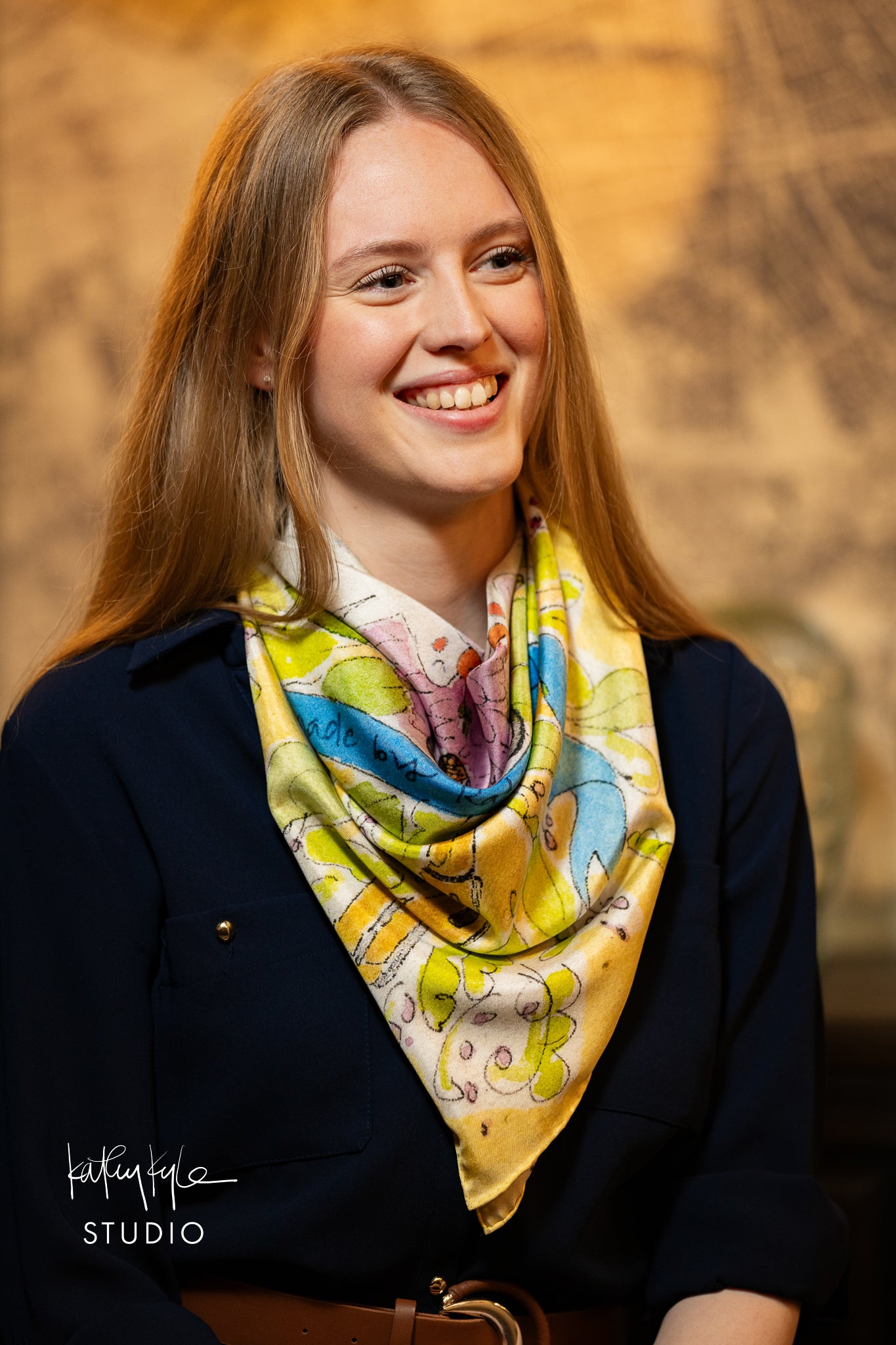 Pax et Amor - Peace and Love Silk Scarf