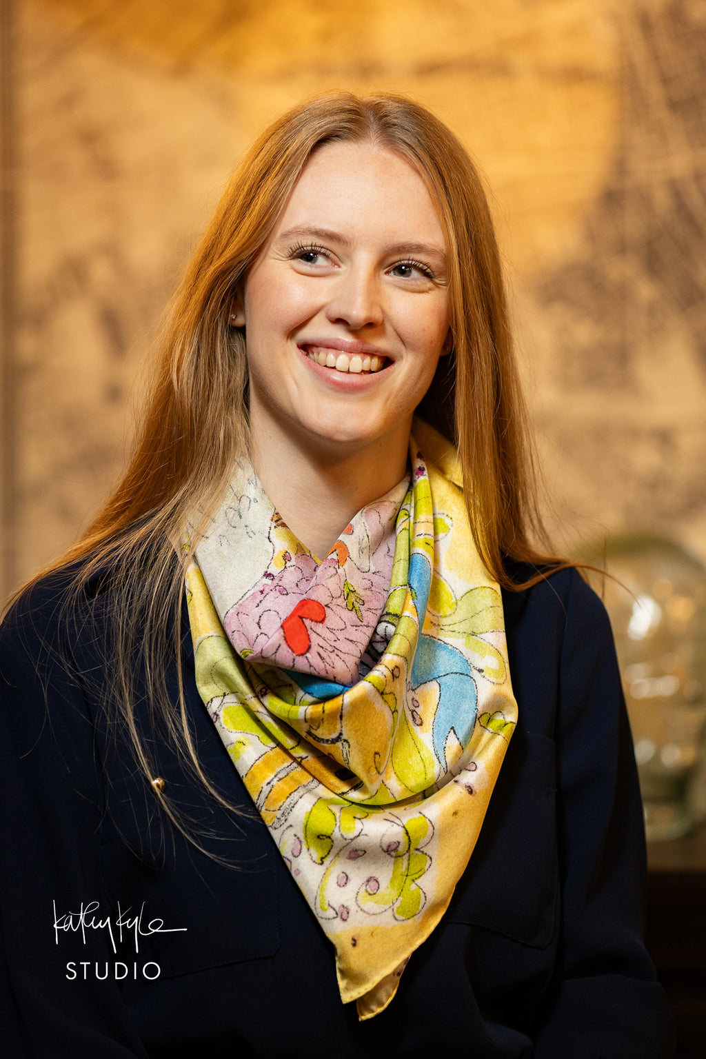 Pax et Amor - Peace and Love Silk Scarf