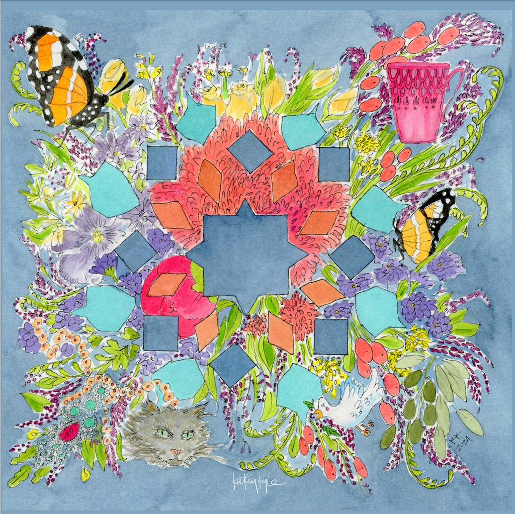 Moroccan Dreams Silk Scarf