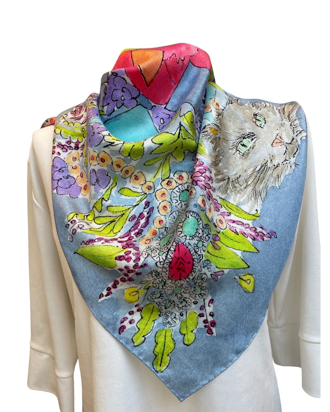 Moroccan Dreams Silk Scarf