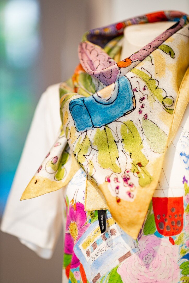 Pax et Amor - Peace and Love Silk Scarf