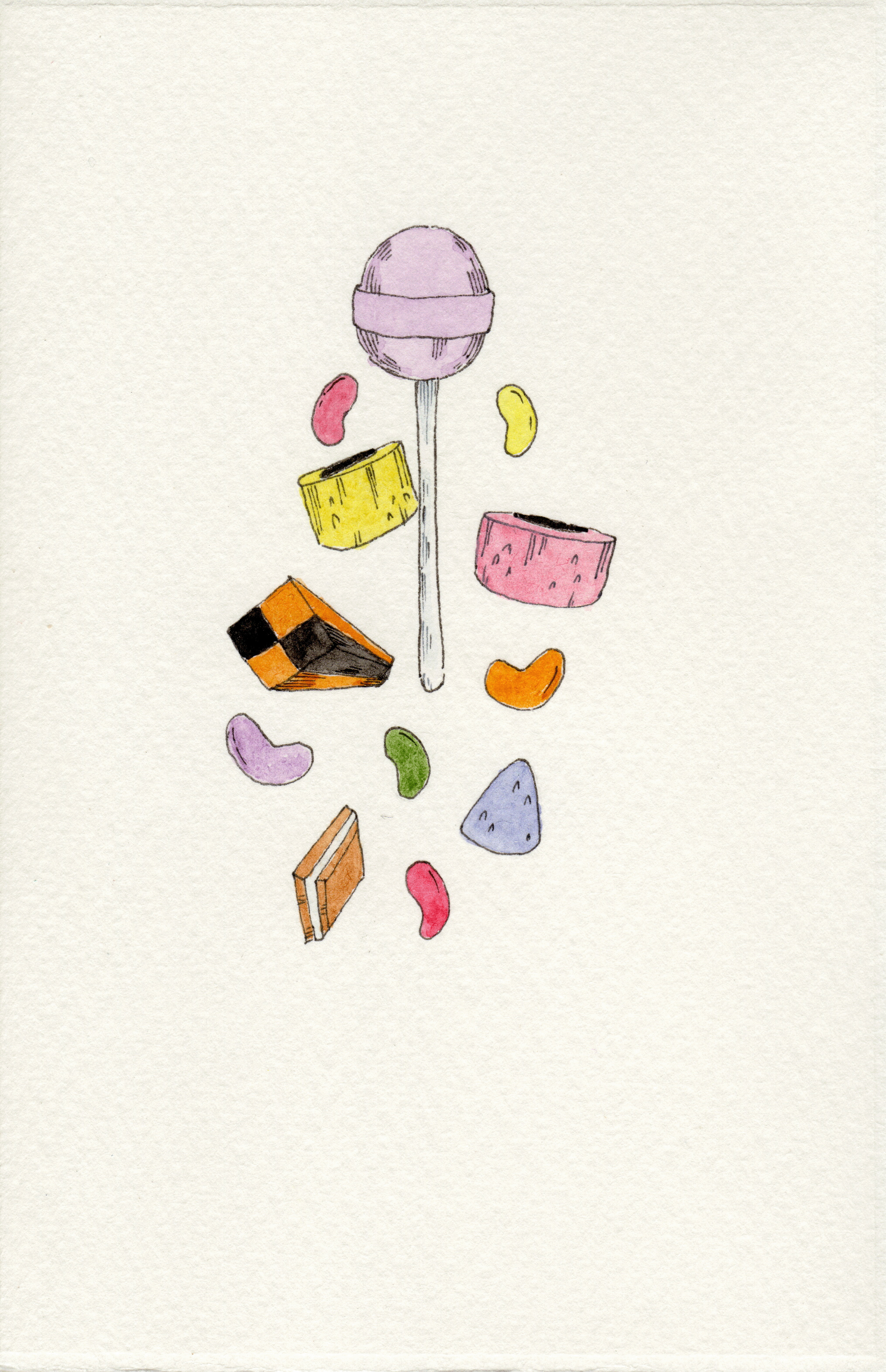 Hand painted Stationery