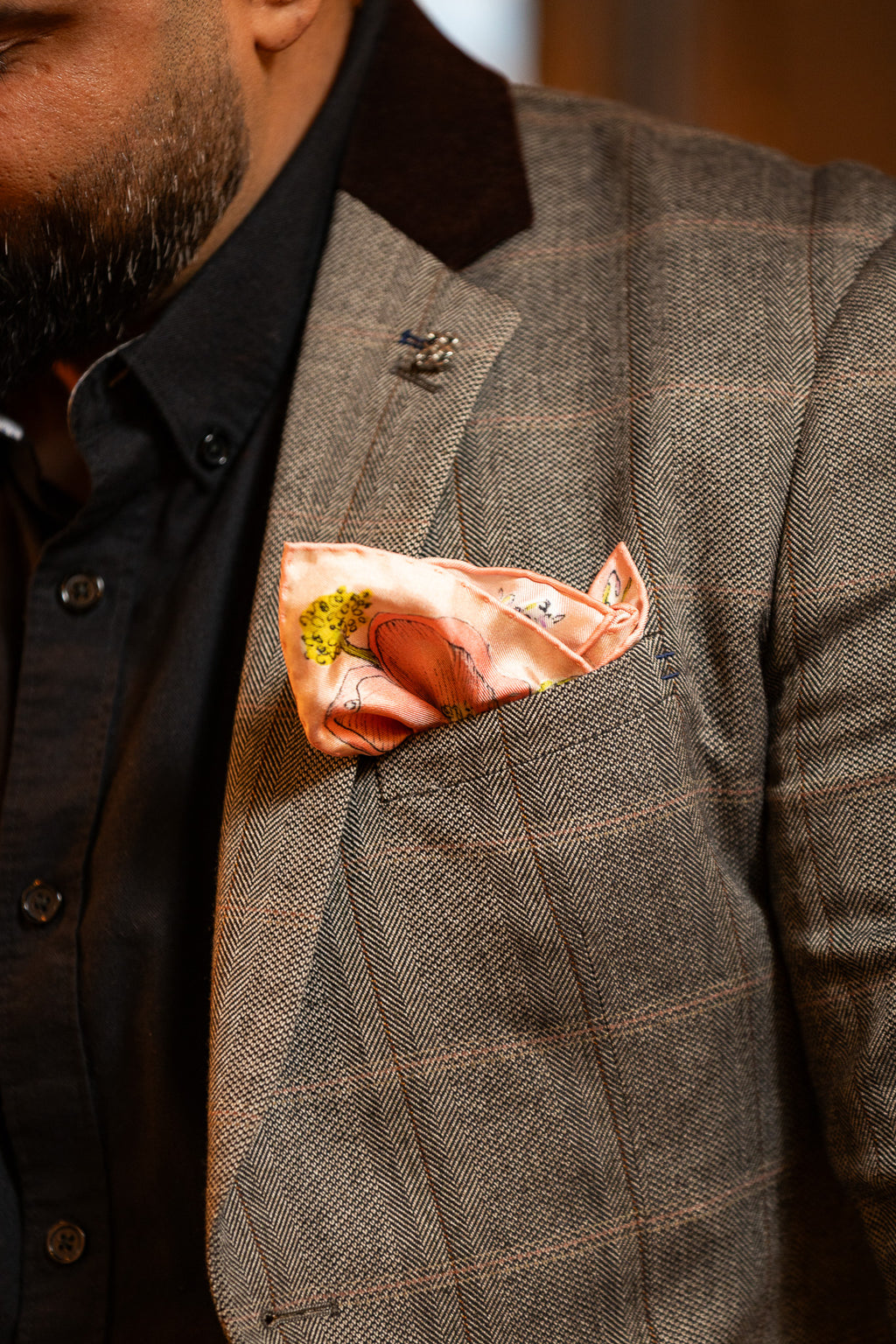 Pink Lady Silk Scarf