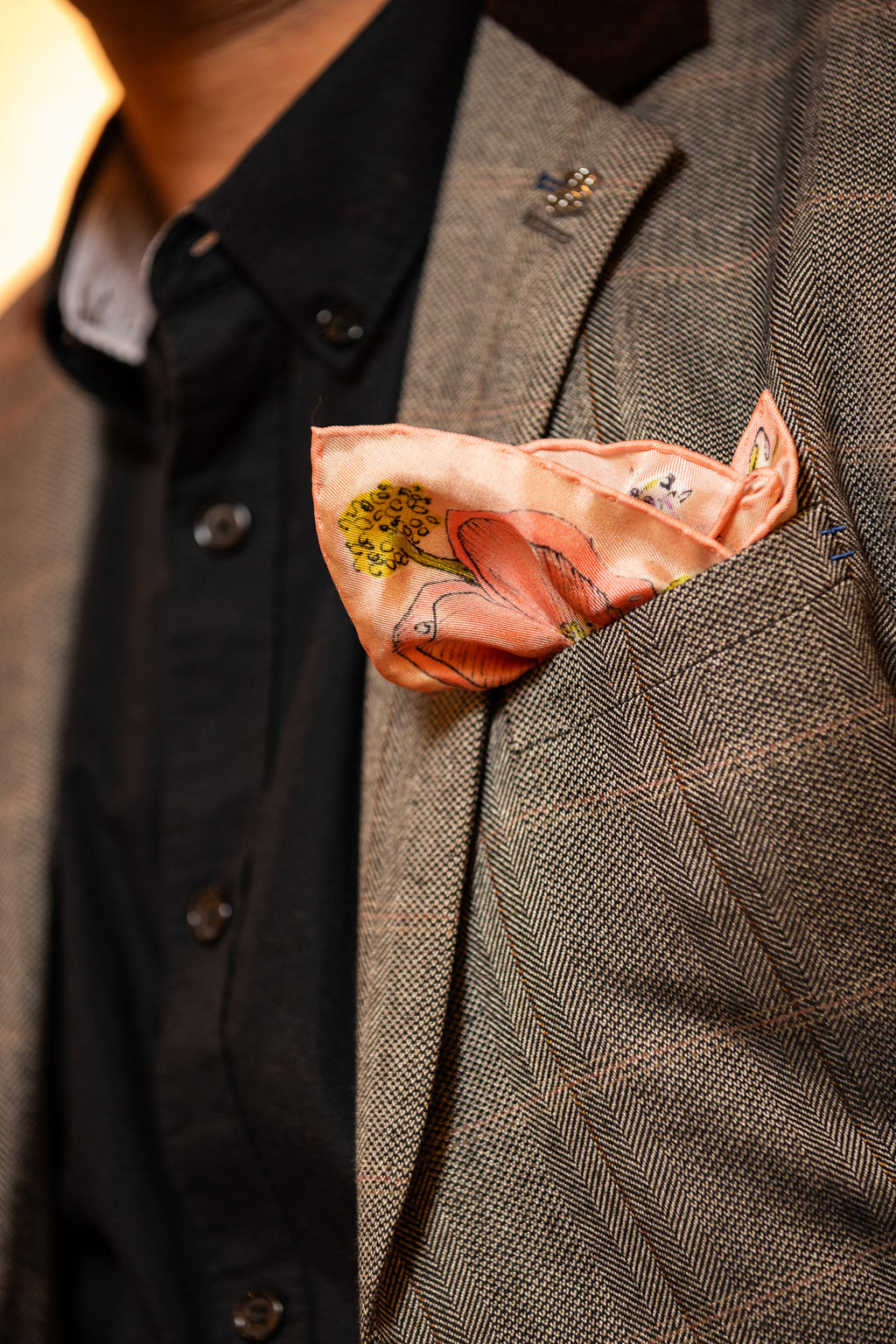 Pink Lady Silk Scarf