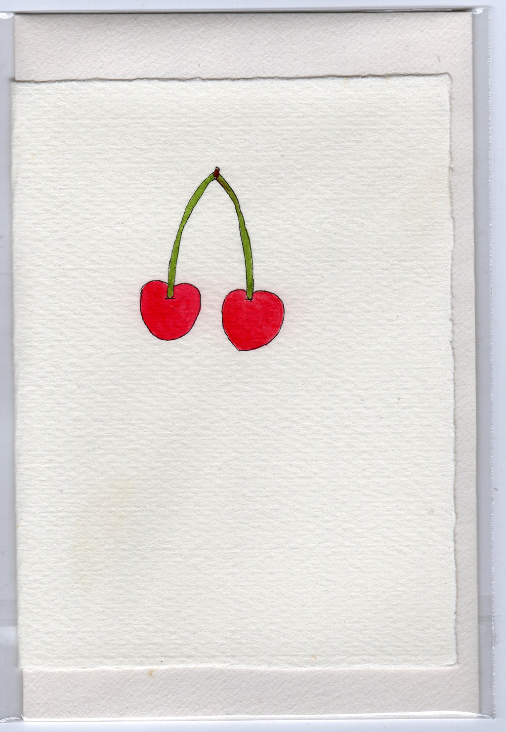 Fed cherries hand painted
