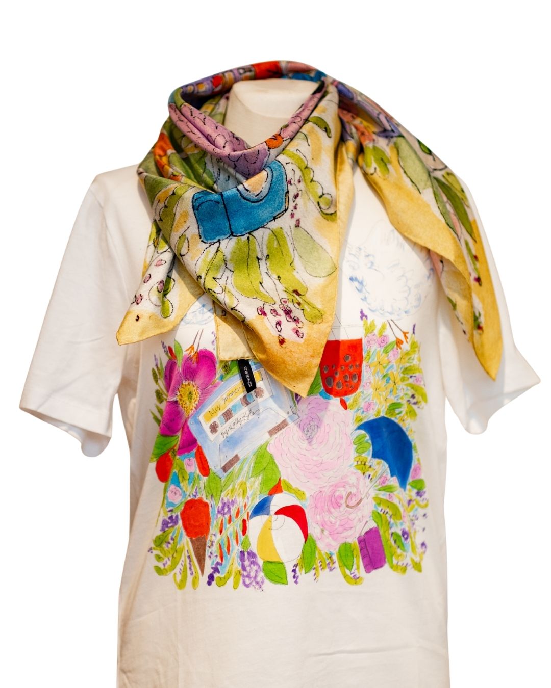 Pax et Amor - Peace and Love Silk Scarf
