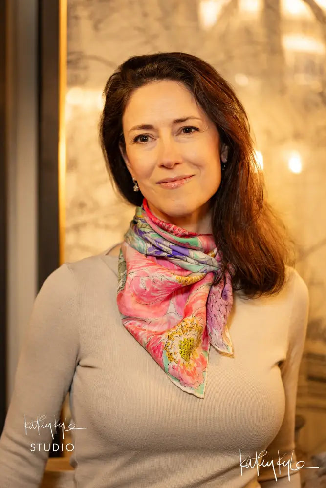 Big Floral Energy Scarf - Scarf