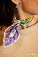 Big Floral Energy Scarf - Small (45 x 45) - Scarf