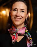 Capsule Collection Scarf - Black Floral - Scarf