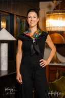 Capsule Collection Scarf - Black - Large (90 x 90 cm) - Scarf