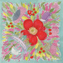 English Bloom Silk Scarf - Scarf