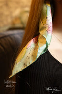 English Bloom Silk Scarf - Scarf