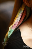 English Bloom Silk Scarf - Scarf