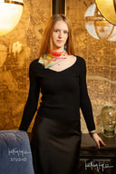 English Bloom Silk Scarf - Scarf