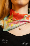 English Bloom Silk Scarf - Small (45 x 45) - Scarf