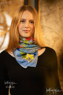 English Summer Silk Scarf - Scarf