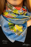 English Summer Silk Scarf - Scarf