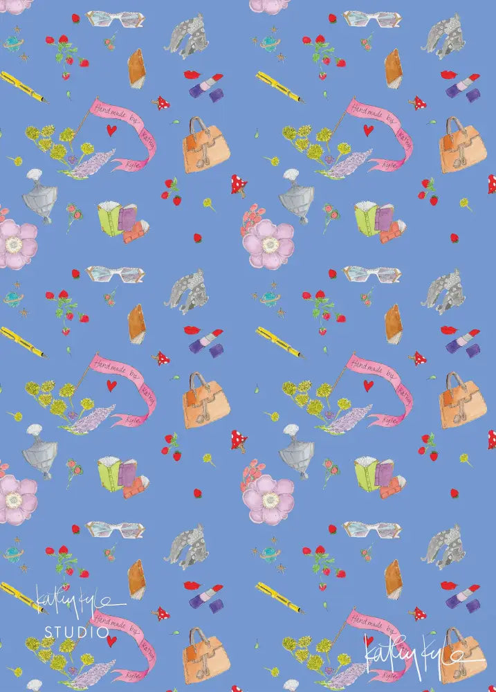 Gift Wrap - Blue - Stationery