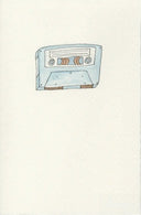 Hand painted Stationery - Cassette Tape - Stationery