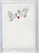 Hand painted Stationery - Doves - Stationery