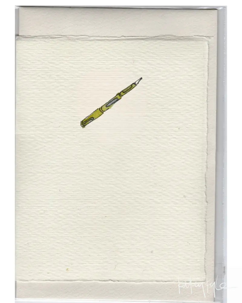 Hand painted Stationery - Fountain pen - Stationery