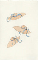 Hand painted Stationery - Hats - Stationery